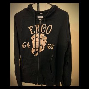 Ergo zip up hoodie shirt Preowned only worn once